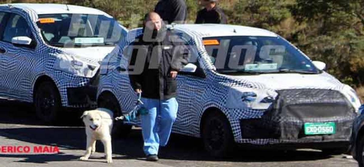 Ford Begins Testing 2018 Figo/Aspire Facelift