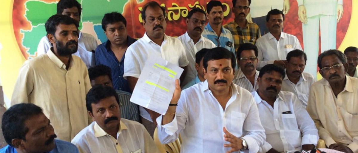 Funds released for fishing habour, announces MLA Bandaru Madhava Naidu