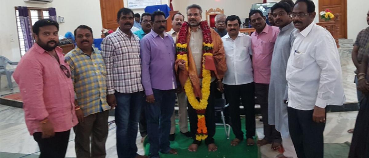 MLA. V.Venkateswara Rao donates Funds