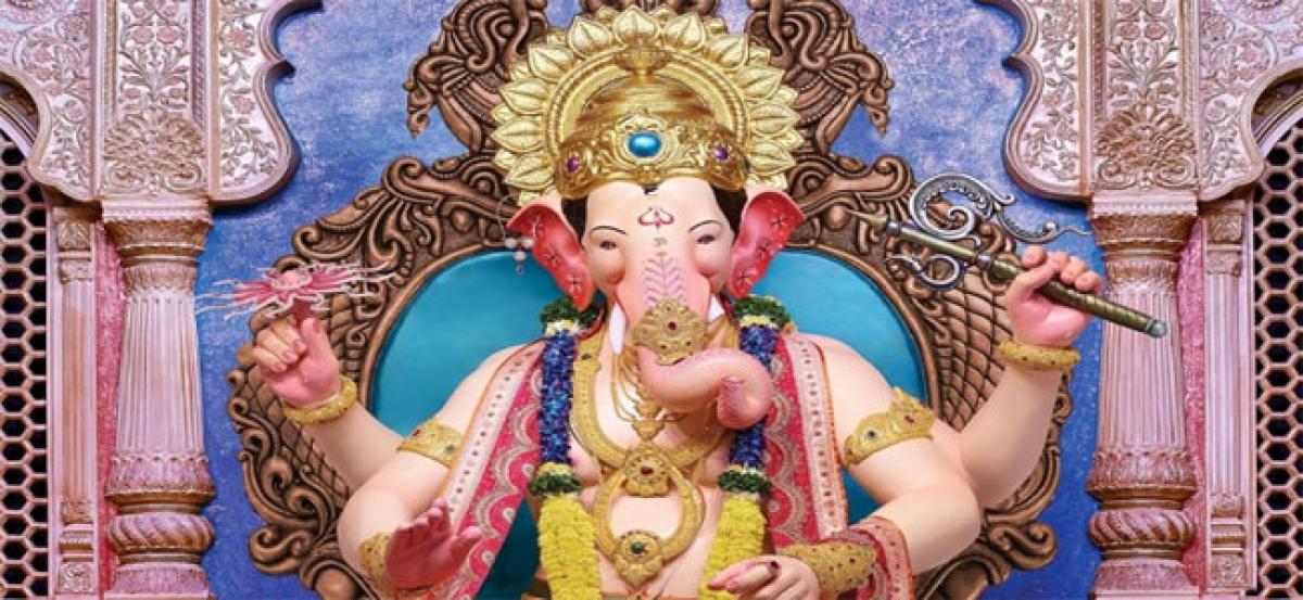 Ganesh navratri celebrations in Tandur