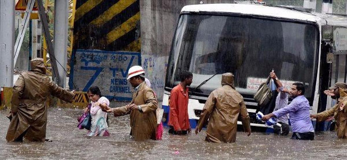 GHMC blames plastic dumping for water logging in city