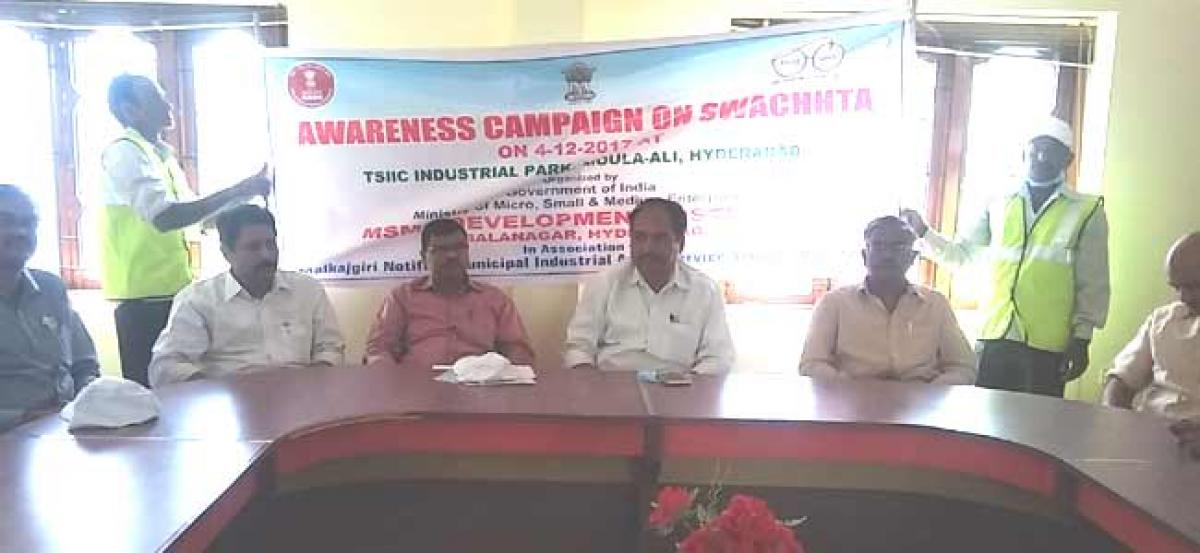 Swachh drive at TSIIC