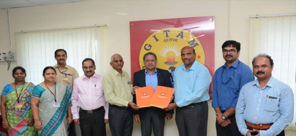 GITAM University signs MOU with C-DAC