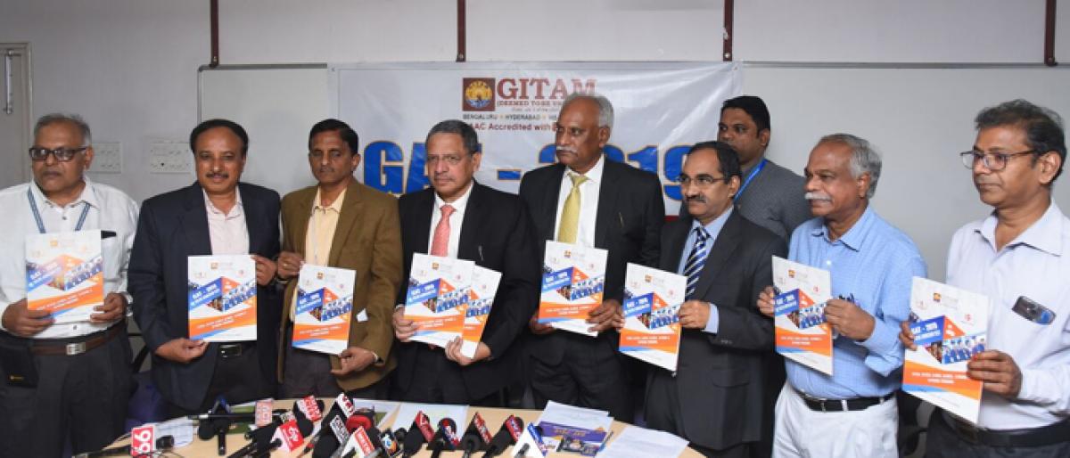 GITAM admission test at 50 Indian cities