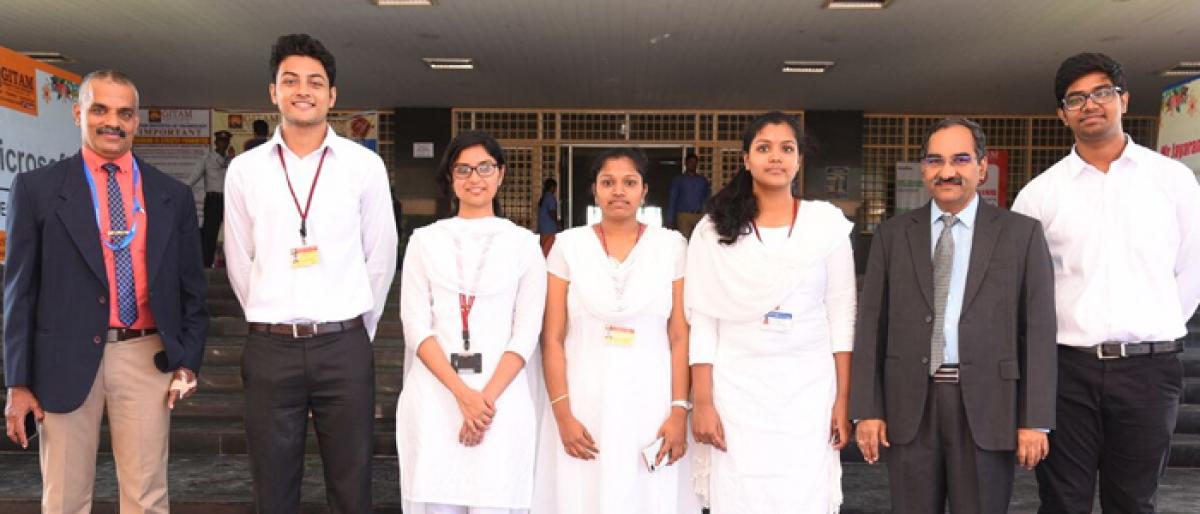 Microsoft recruits students from GITAM