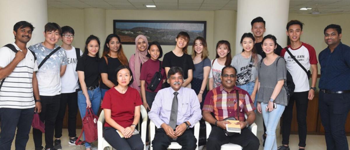 Overseas Immersion Programme at GITAM for Singapore students