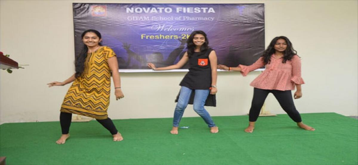 Fresher’s day celebrated at GITAM Pharmacy School