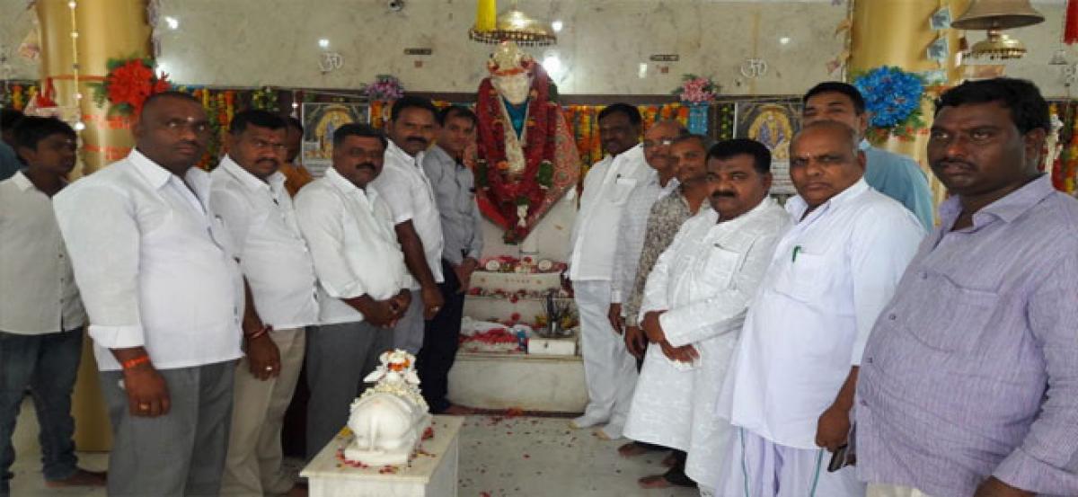 First anniv of temple held