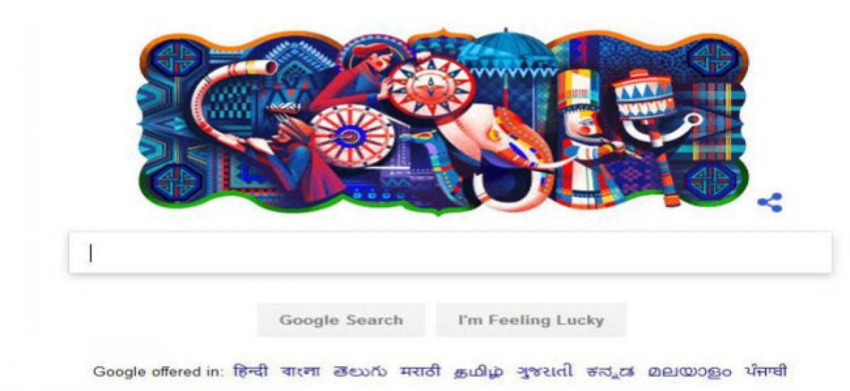 Google marks Indias 69th Republic Day with doodle