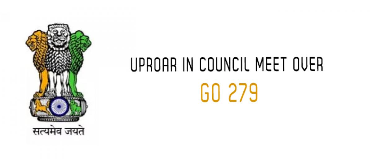 Uproar in council meet over GO 279 at Nellore