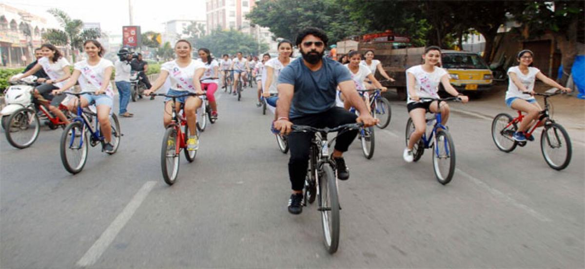 3-km Green Ride held