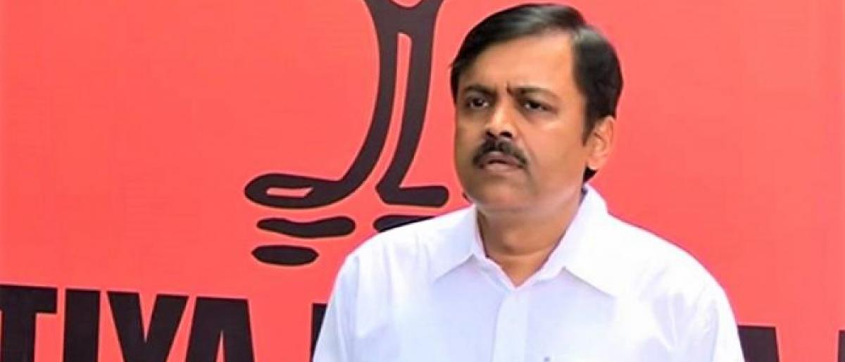 2019 elections will be last for CM Naidu: GVL Narasimha Rao