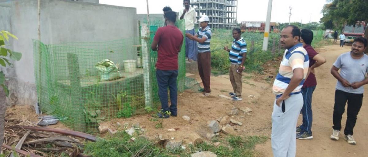 Tree guards of Haritha Haram misused by locals, fined at Gajwel
