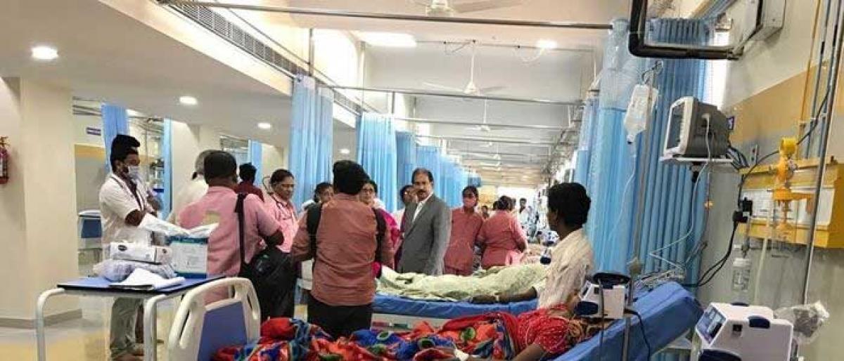 Gandhi Hospital ICU springs to life