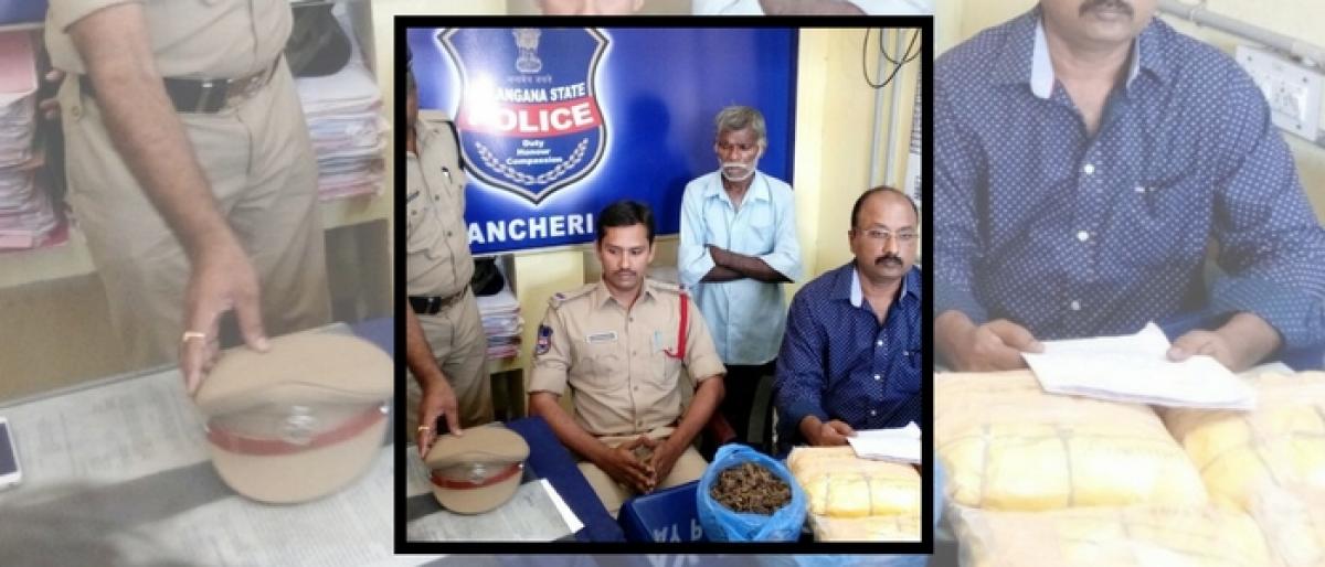 Railway police seize ganja