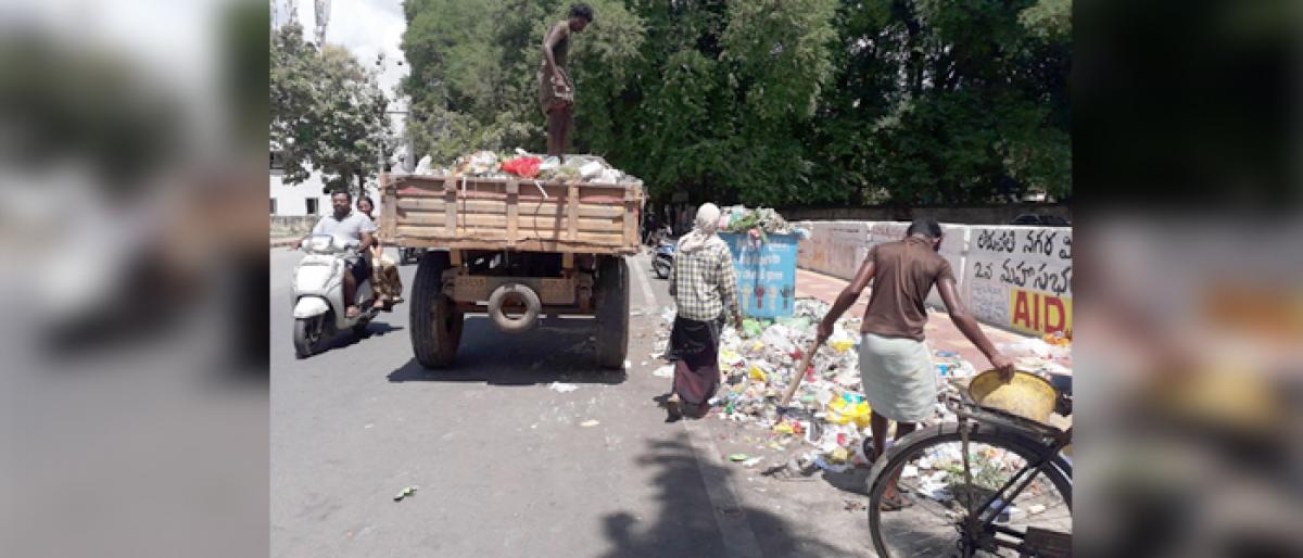Garbage piles up in civic bodies