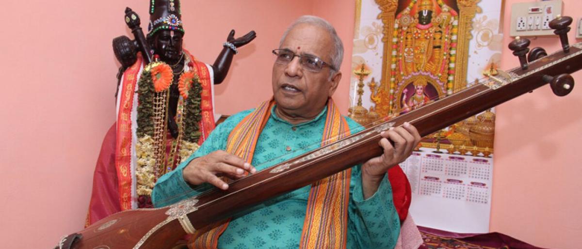 Propagating divine music of Annamacharya
