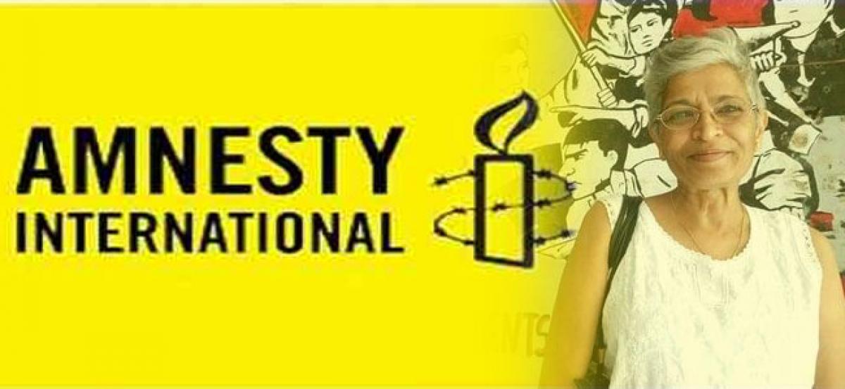 Amnesty International India condemns Gauri Lankeshs murder