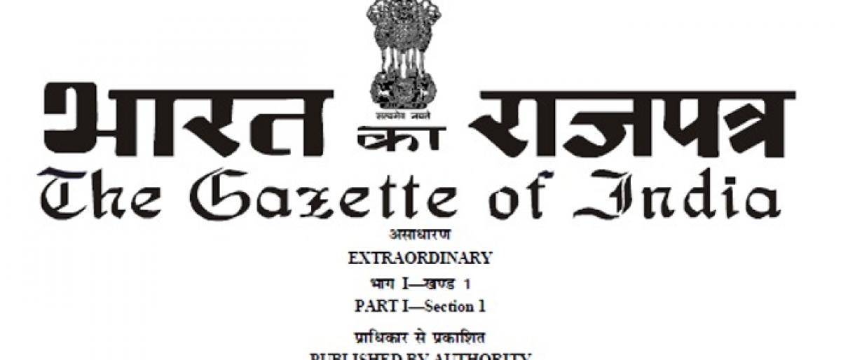 Centre issues Gazette notification  for new zonal system in Telangana