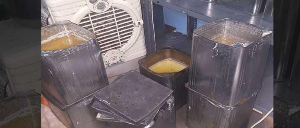 Cops raid ghee manufacturing unit in Hyderabad