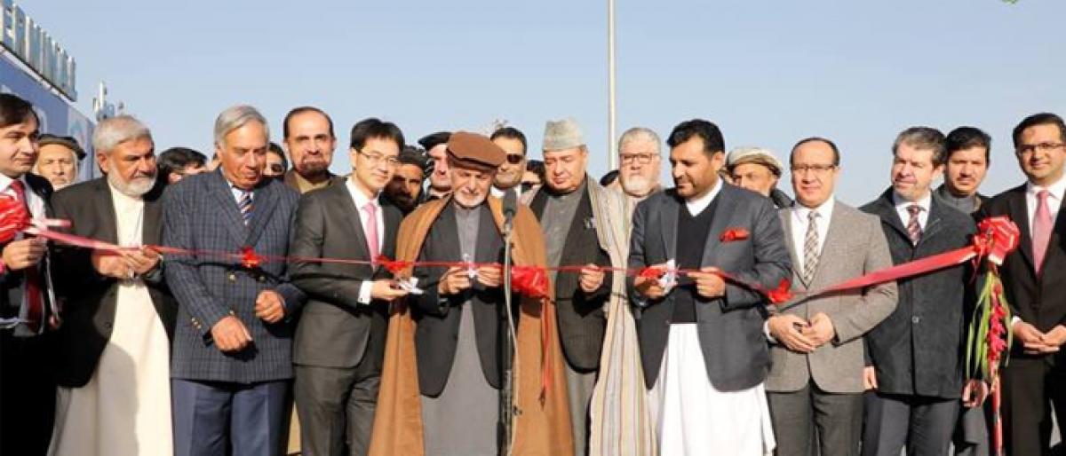 Ghani inaugurates China-Afghanistan air corridor