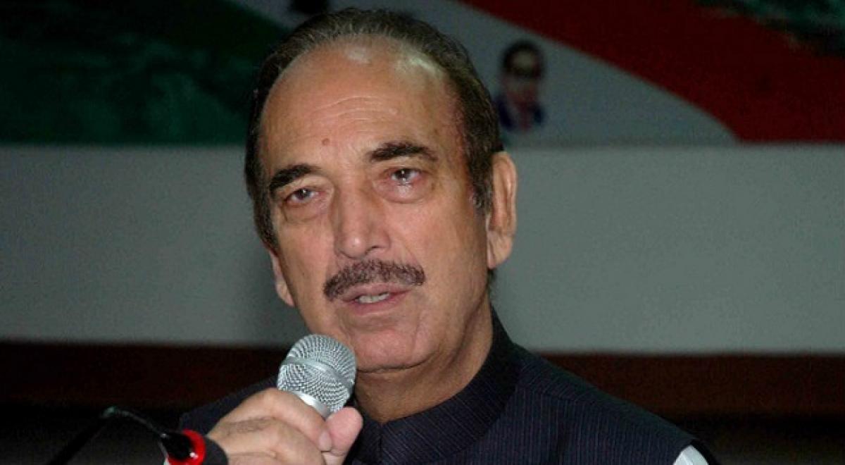 No role of TRS in Telangana formation: Ghulam Nabi Azad