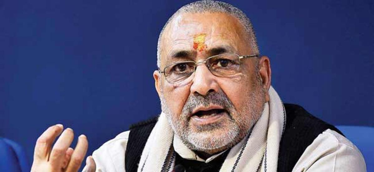 No power can stop construction of Ram temple in Ayodhya: Union Minister Giriraj Singh