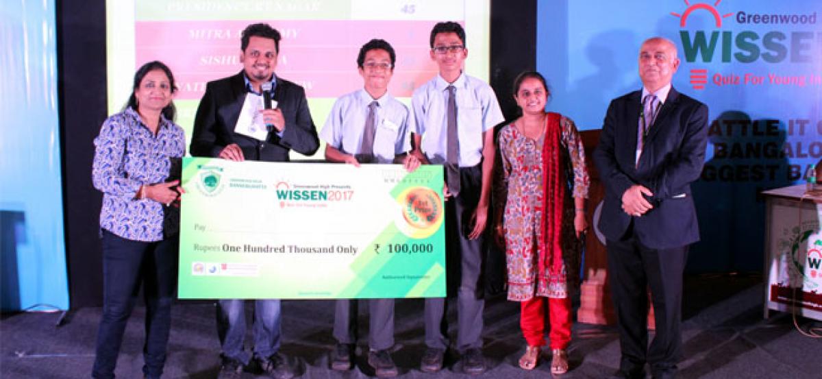 Greenwood High hosted “WISSEN 2017” - City’s most esteemed quiz competition for schools