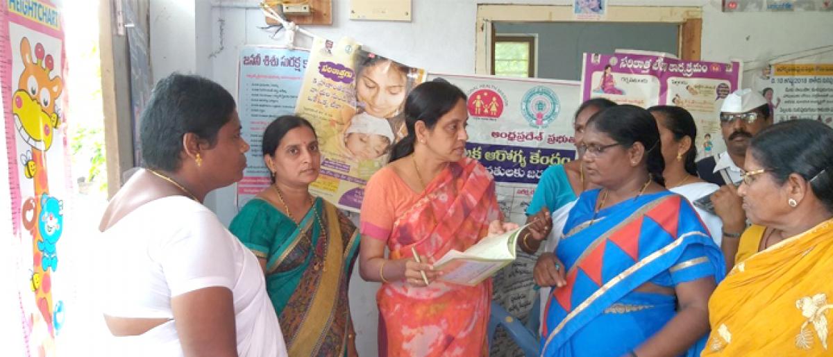 Prevent mosquito breeding, Panchayat officials told by Guttula Venkata Satyavani in Gudivada