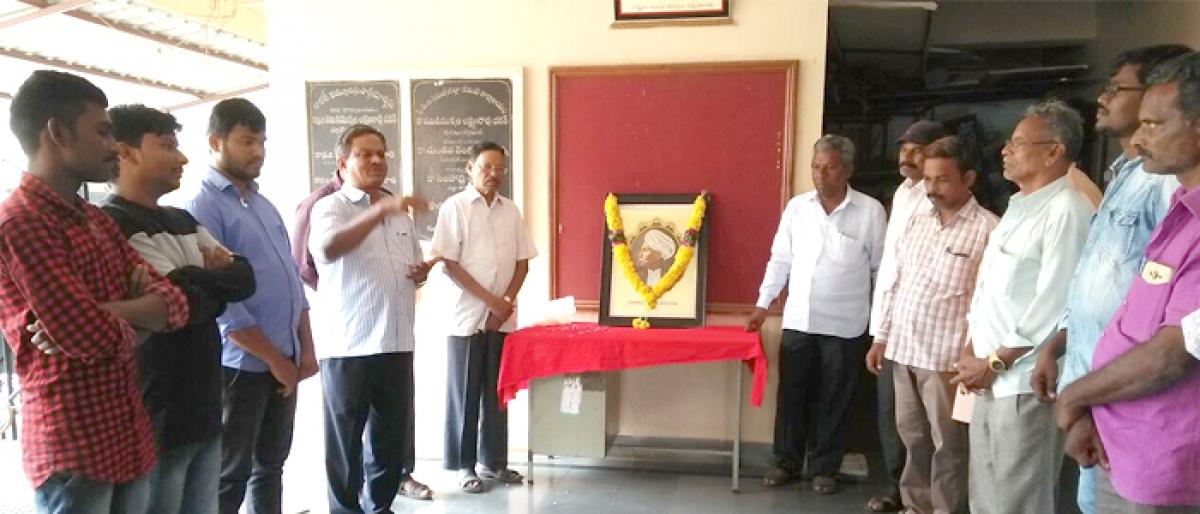 Gurazada Appa Rao remembered on his 156th birth anniversary celebrations in Guntur