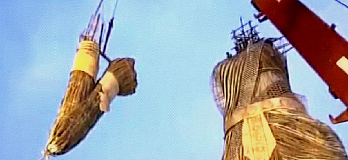 Guwahati: 101 ft Durga idol gears up to enter Guinness book of records