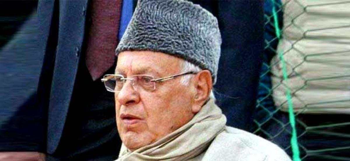 Anti Terrorist Front India announces Rs 21 lakh bounty for Farooq Abdullahs tongue