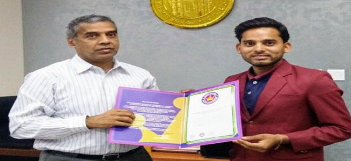 Tukaram finds place in HighRange Book of World Records