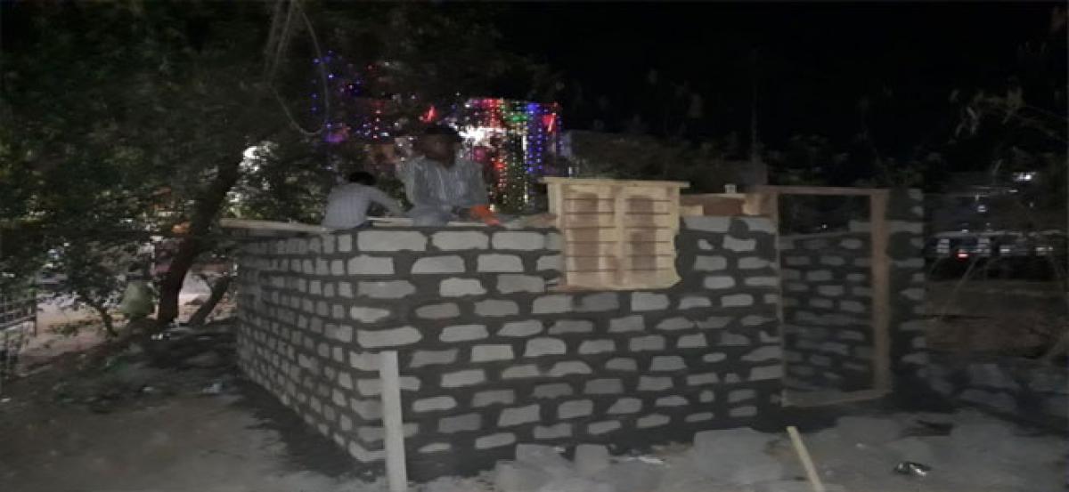 Illegal structure demolished in Gajularamaram division