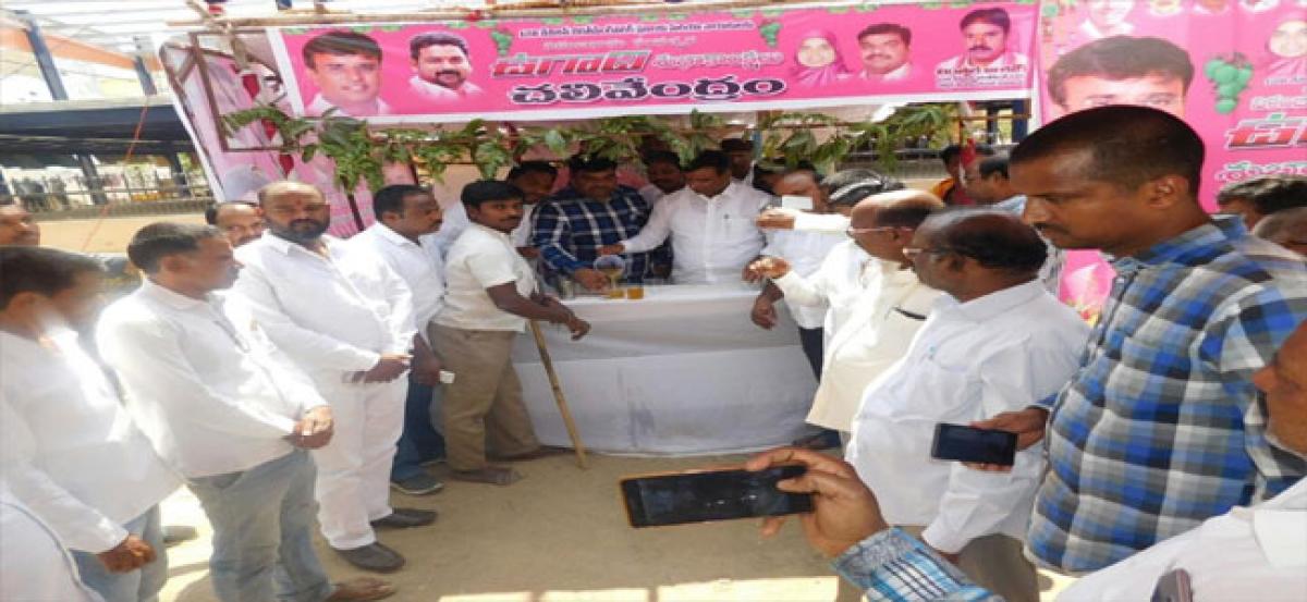 MLA inaugurates water camp