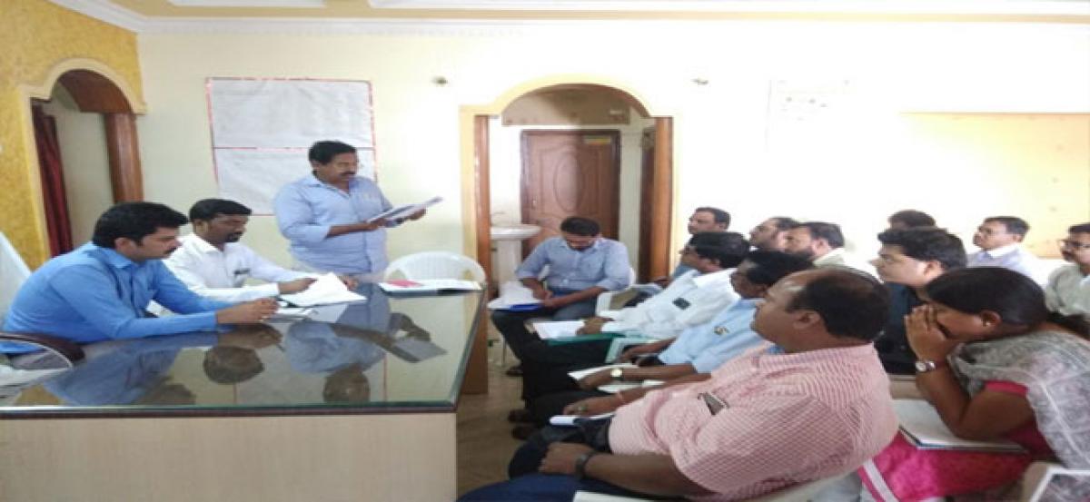 GADA officer reviews Health Department