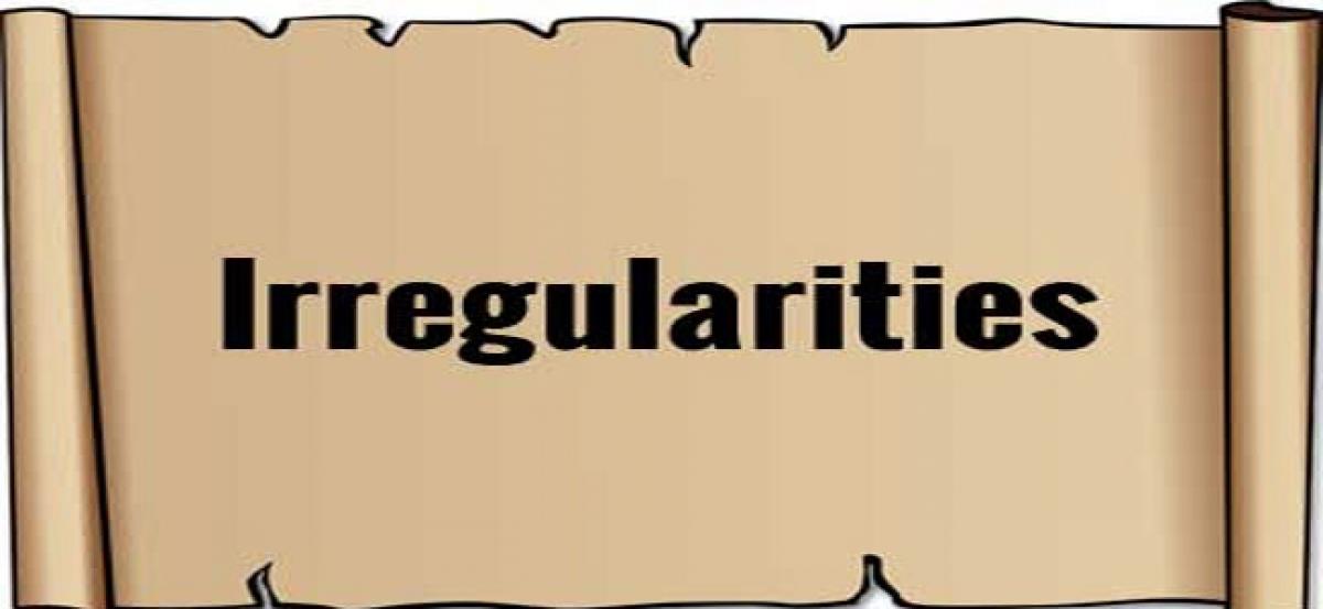 Irregularities in selecting beneficiaries