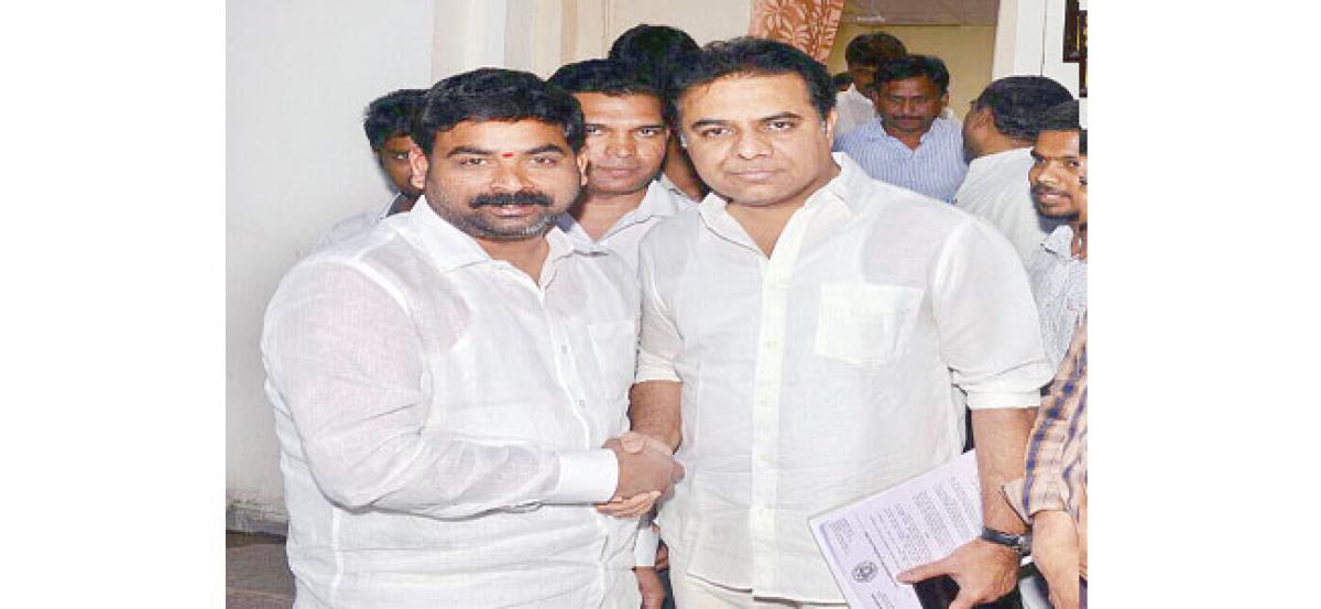 KTR hailed