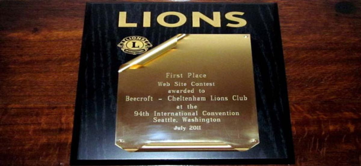 Lion’s club award to NTV Crime Bureau Chief