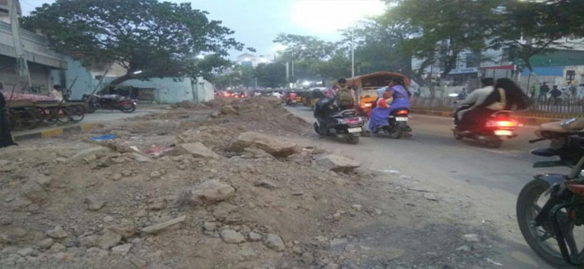 Open manholes pose danger