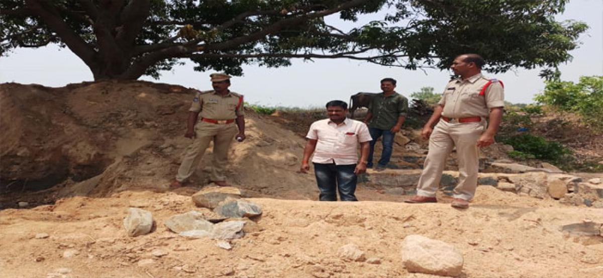 Police raid on two sand filtering units in Doma mandal