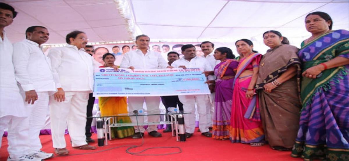 Harish launches several development works in Sangareddy