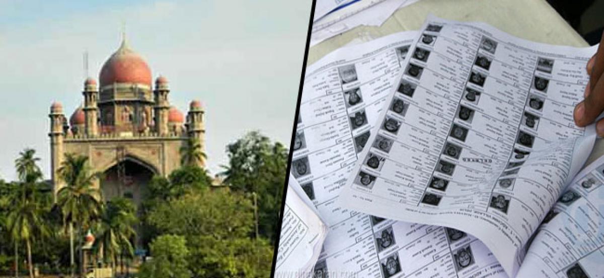 Telangana: HC stays publication of final voter list
