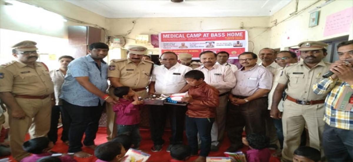 Free health camp held for orphans