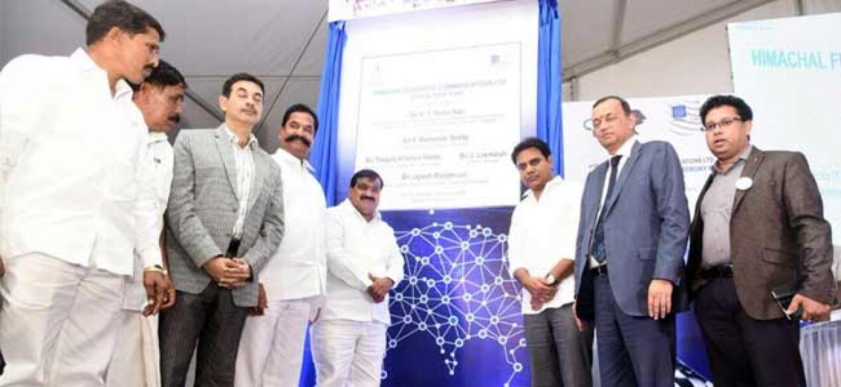 HFCL lays foundation stone for ‘Optical Fiber Plant’