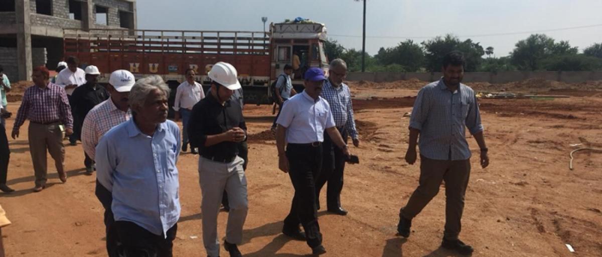 Janardhan Reddy inspects various HMDA projects