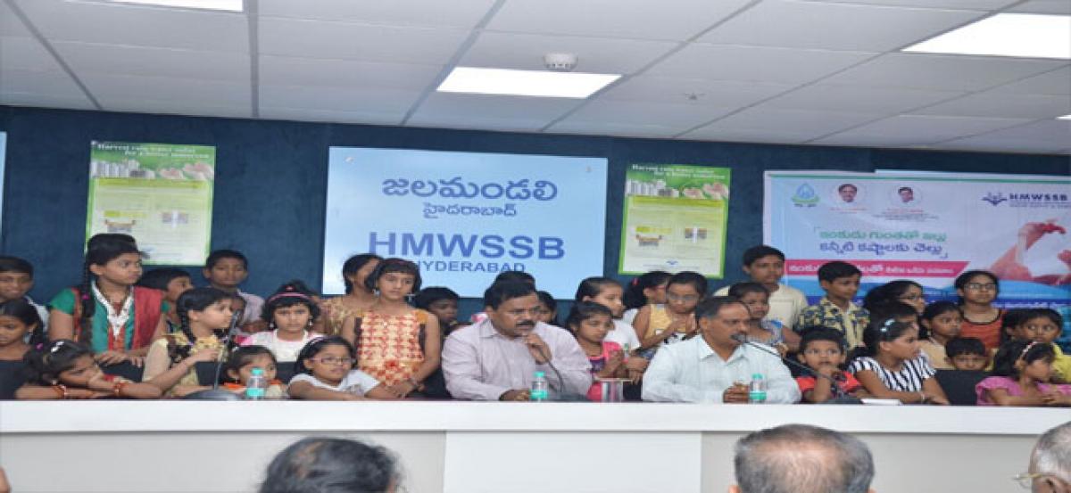 HMWSSB to form ‘500 water clubs’ for rain water harvesting
