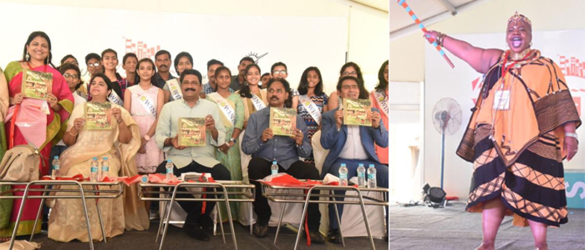 Ganta Srinivasa Rao launches Vizag Junior Literacy Fest