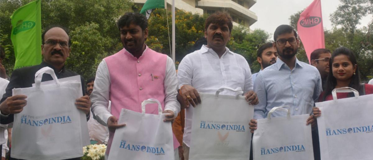 Mayor, GHMC chief laud The Hans India initiative