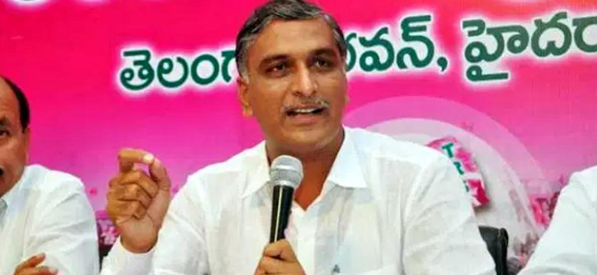 Harish Rao accuses Congress of obstructing development